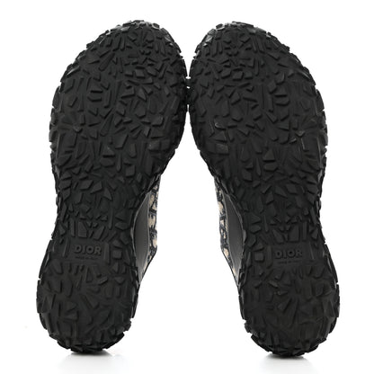Christian Dior Jacquard Rubber Oblique Mens B28 Low Top Sneakers 42 Black Apricot 5 of 8