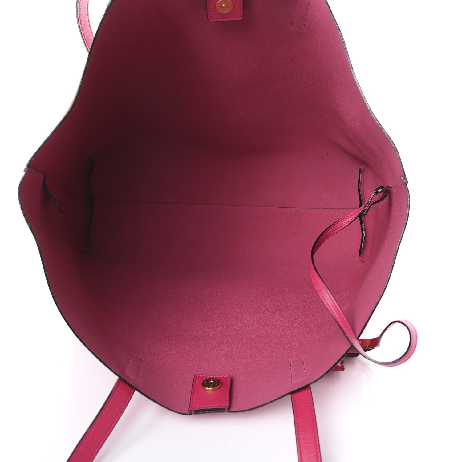 Saint Laurent Calfskin Large Shopping Tote Fuchsia 5 of 16