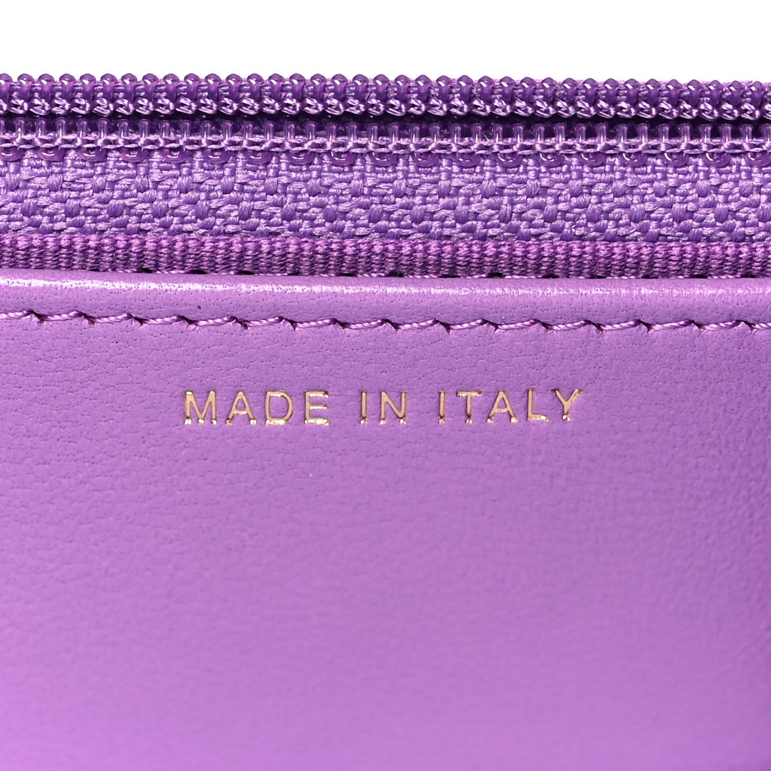 Chanel Lambskin Quilted Pick Me Up Wallet On Chain WOC Purple 6 of 9