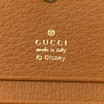 Gucci X DISNEY Mini Vintage GG Supreme Monogram Mickey Mouse Card Holder Wallet Beige Vintage Sun Oil 7 of 9