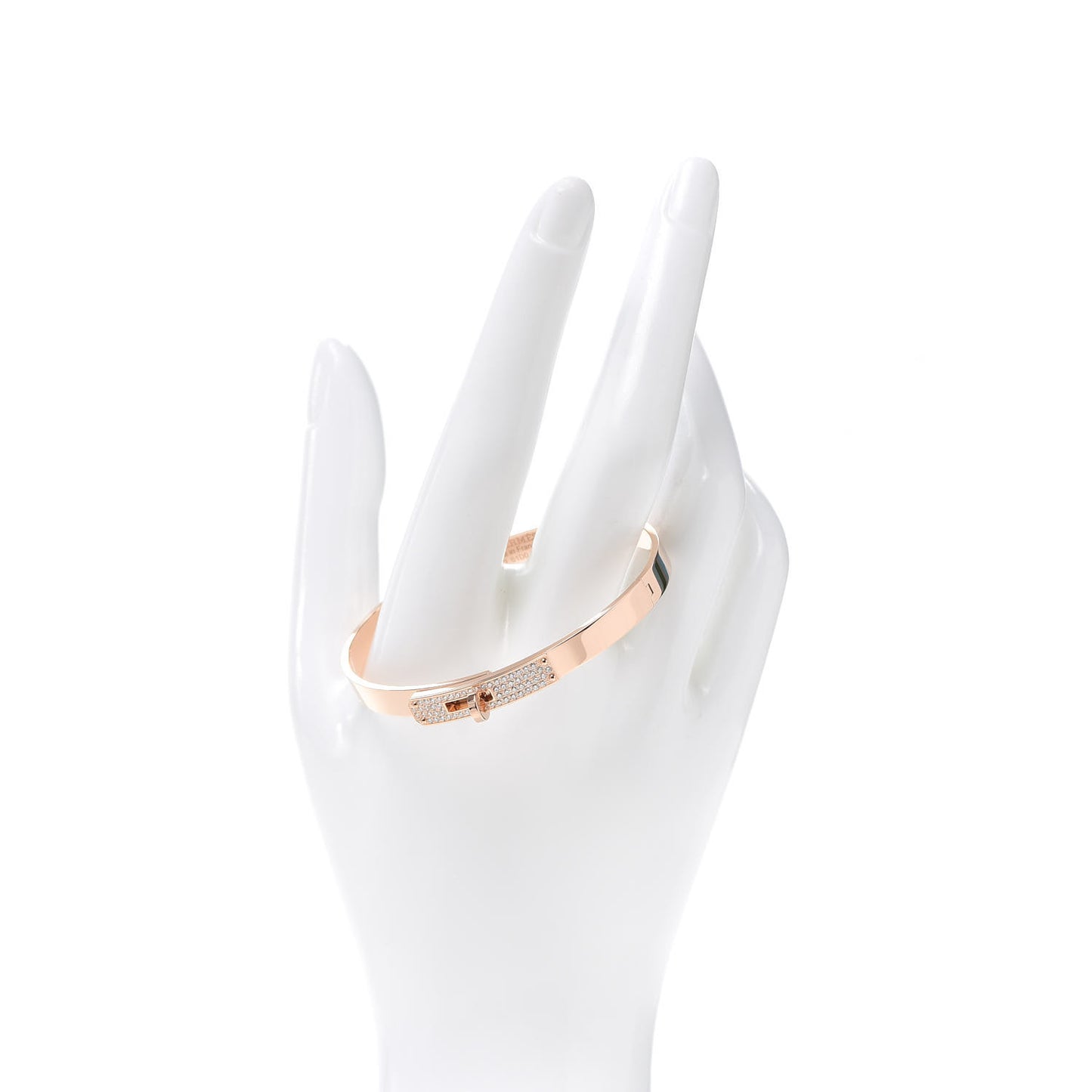 18K Rose Gold Diamond PM Kelly Pave Bracelet SH
