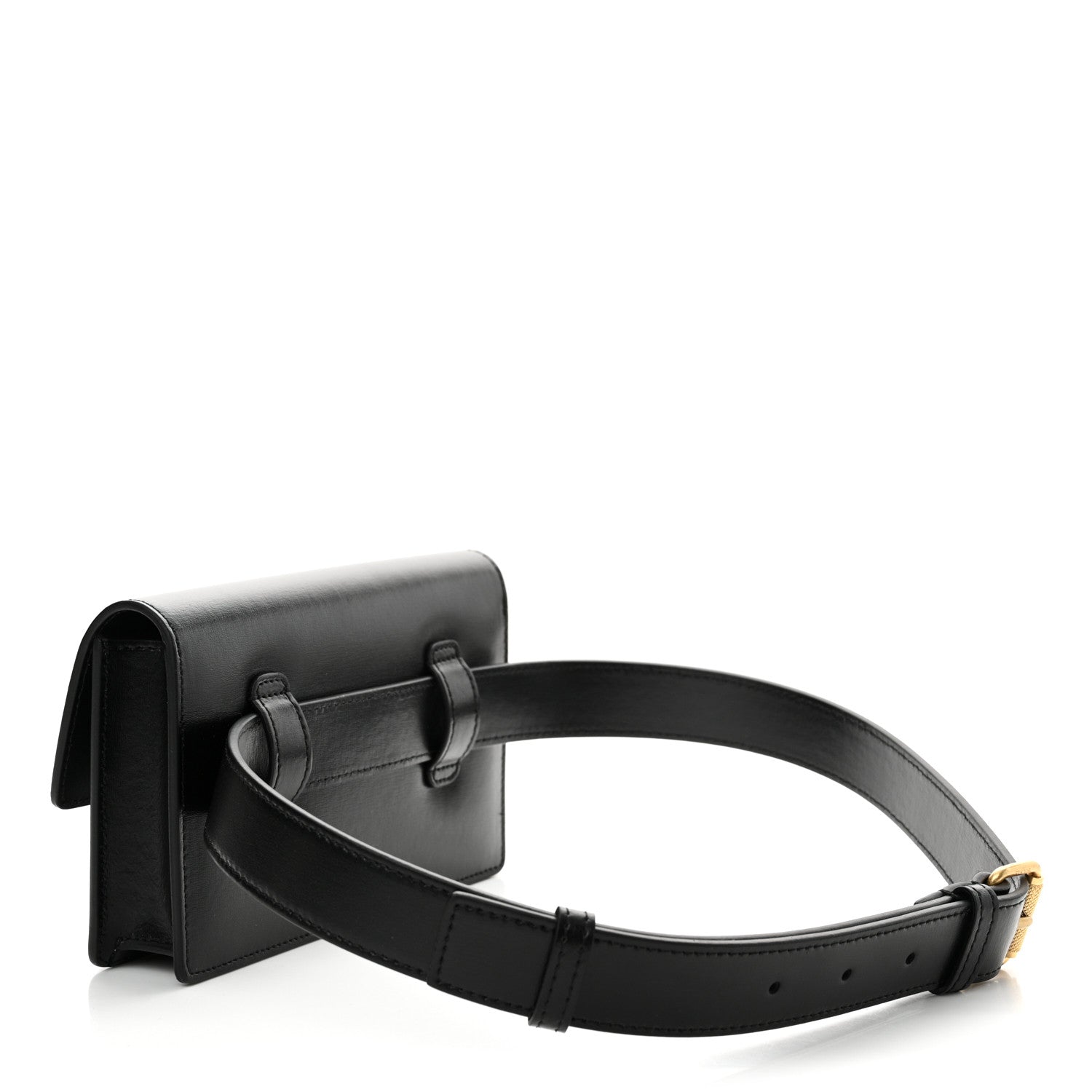 Off-White Calfskin Jitney Belt Bag Black 3 of 11