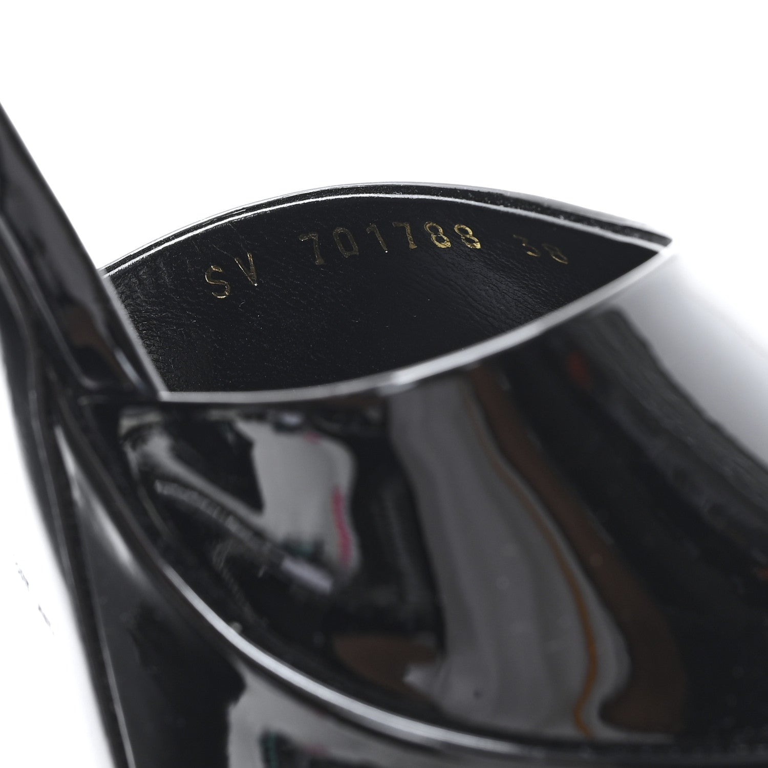 Saint Laurent Patent Jodie 95 Platform Sandals 38 Black 9 of 10