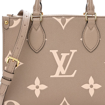 Louis Vuitton Empreinte Monogram Giant Onthego PM Tourterelle Creme 7 of 9