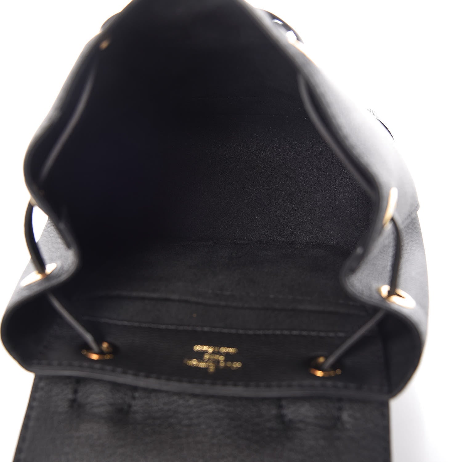 Louis Vuitton Calfskin Lockme Mini Backpack Black 5 of 6