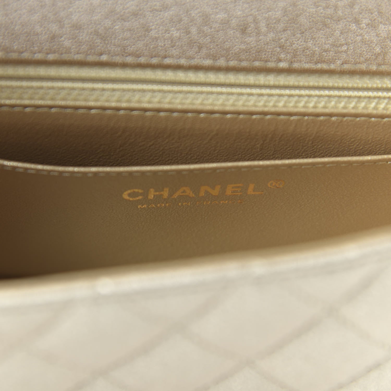 Chanel Metallic Lambskin Quilted Mini Rectangular Flap Gold 8 of 10