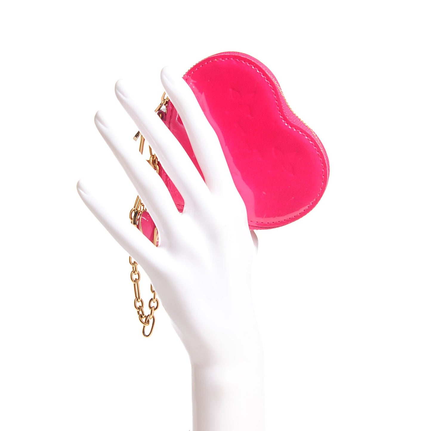 Vernis Heart Coin Purse Rose Pop