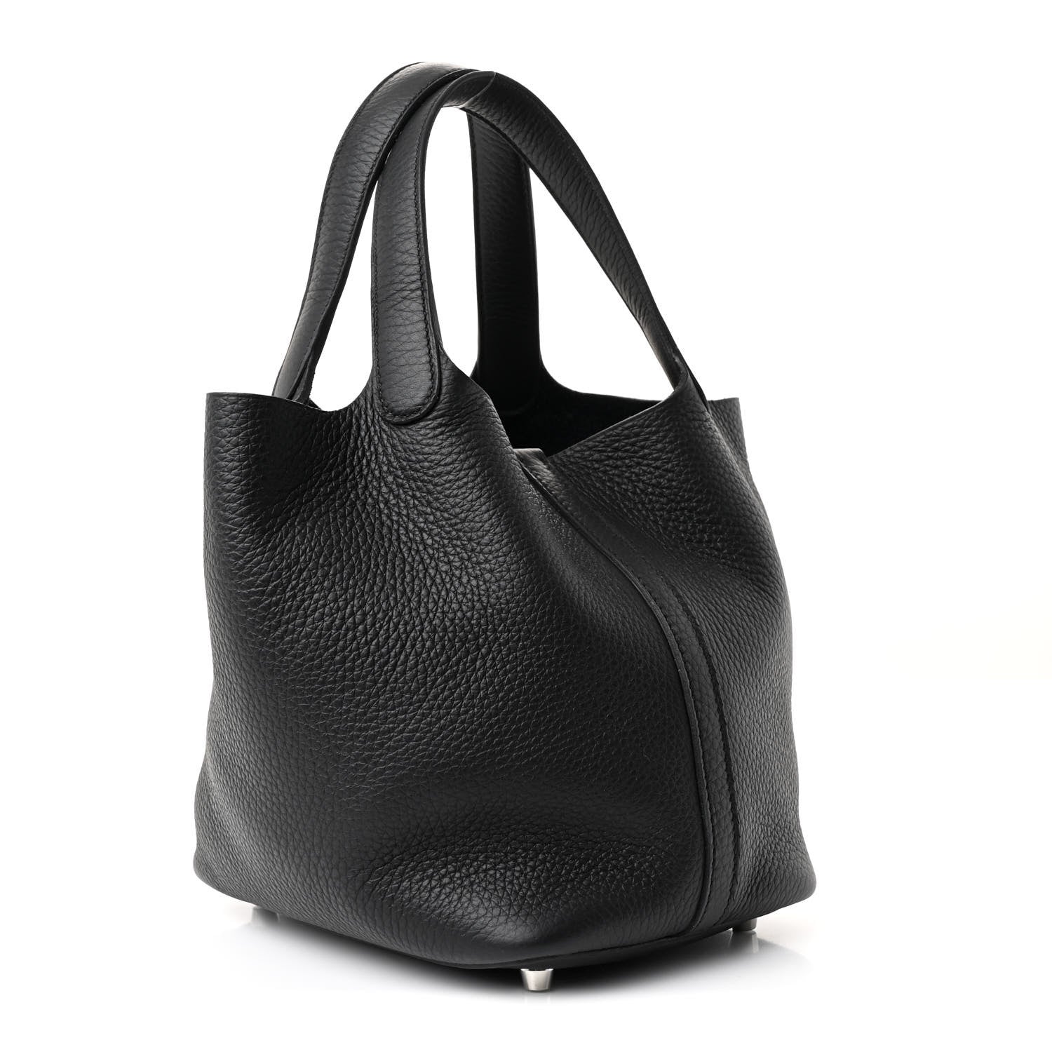 Hermes Taurillon Clemence Picotin Lock 18 PM Black 3 of 11