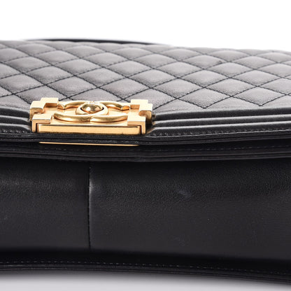 Chanel Calfskin Quilted New Medium Boy Flap Black 8 of 9