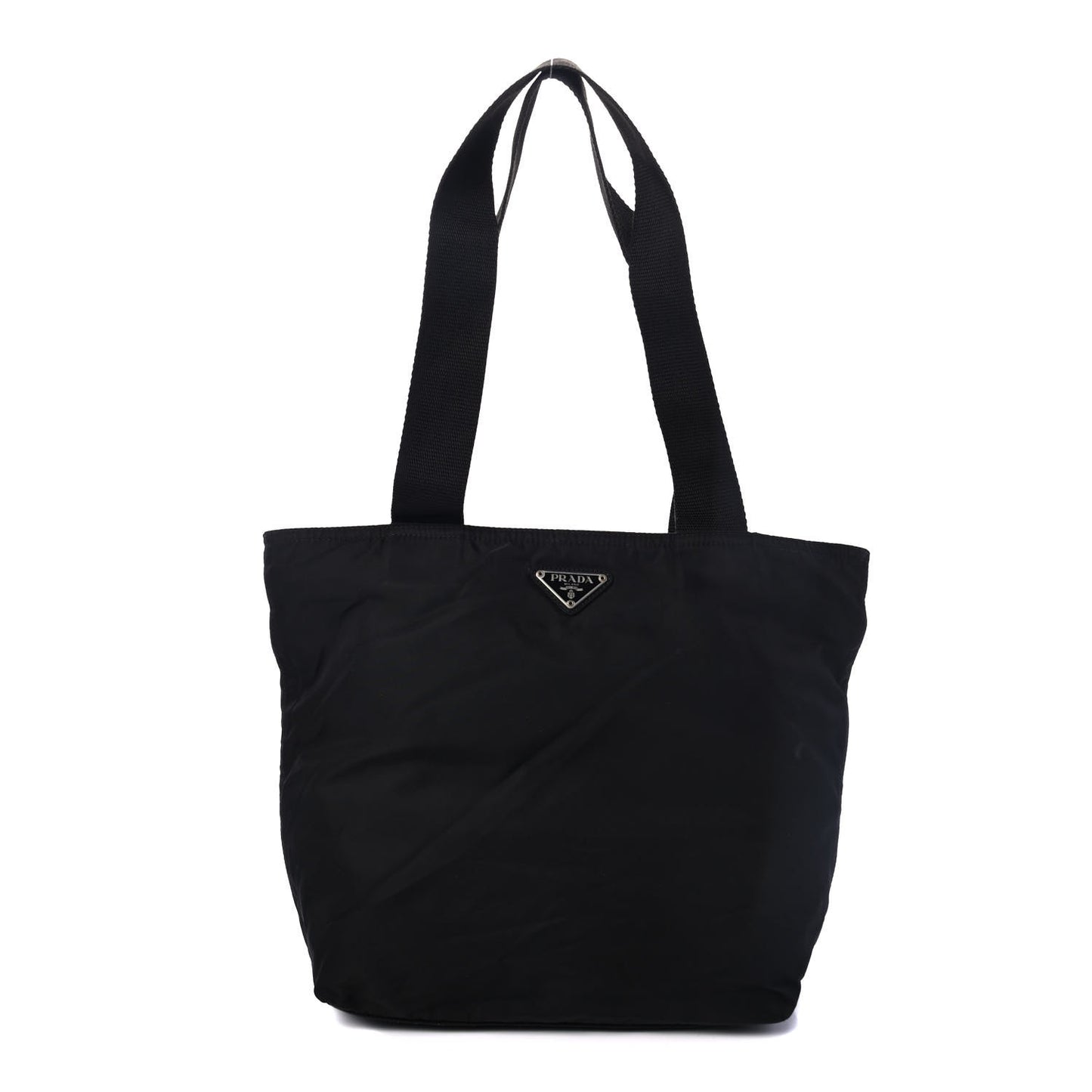 Nylon Vela Shopping Tote Black