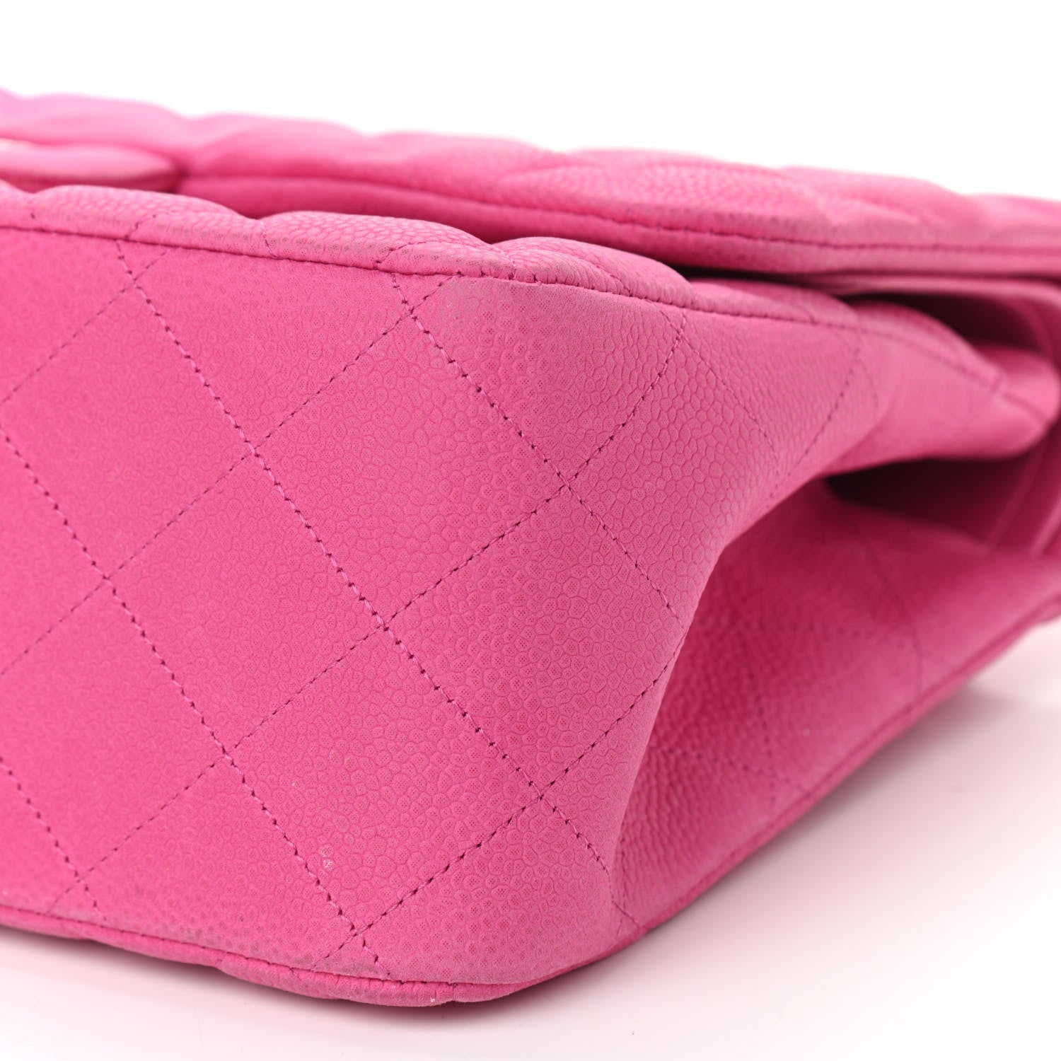 Chanel Iridescent Caviar Quilted Jumbo Double Flap Pink 9 of 13