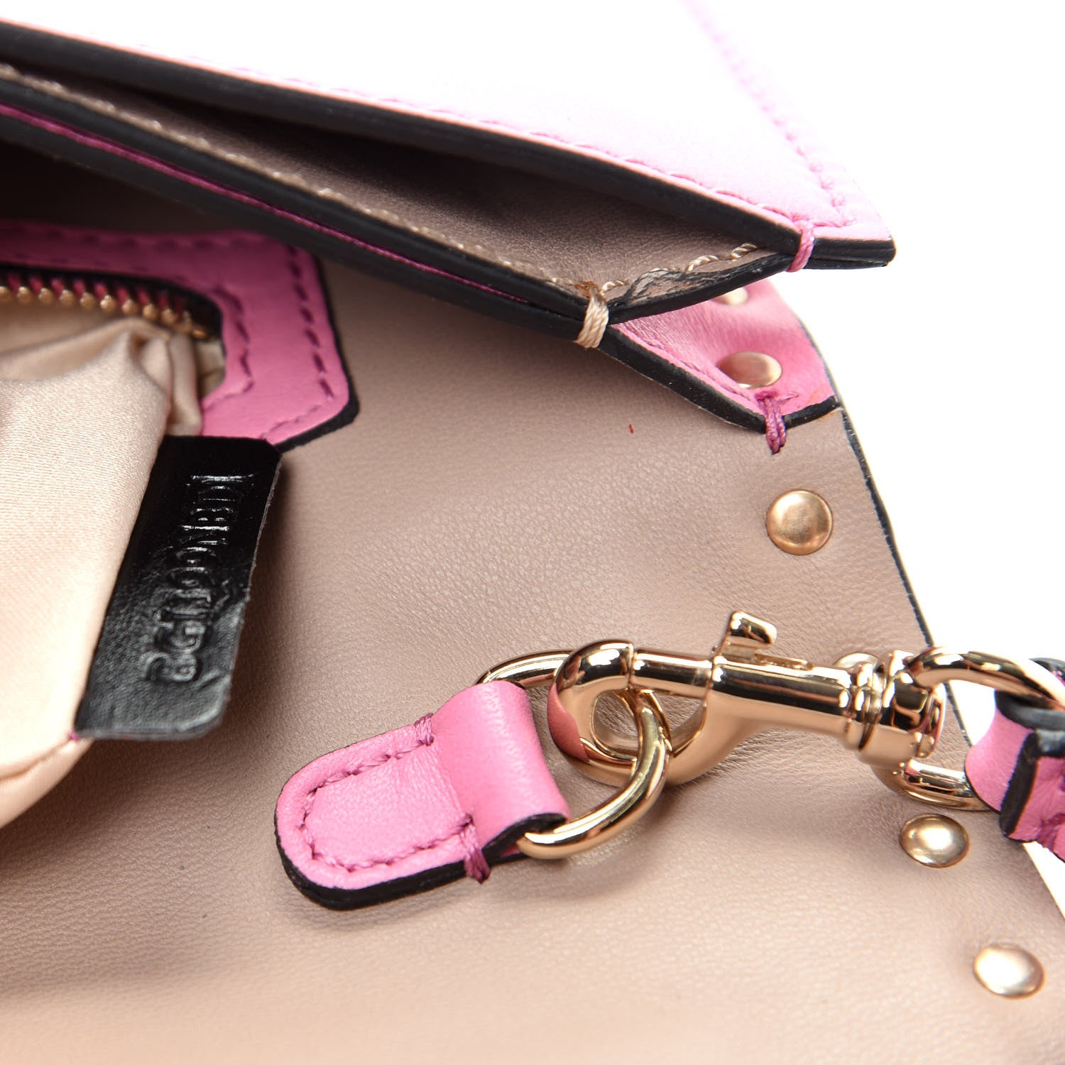 Valentino Garavani Nappa Rockstud Wristlet Clutch Ninphea 7 of 7
