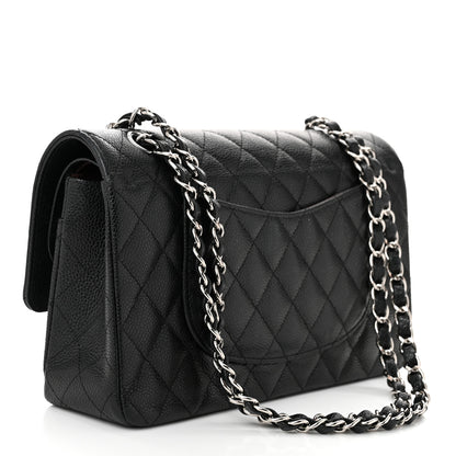 Chanel Caviar Quilted Medium Double Flap Black 3 of 10