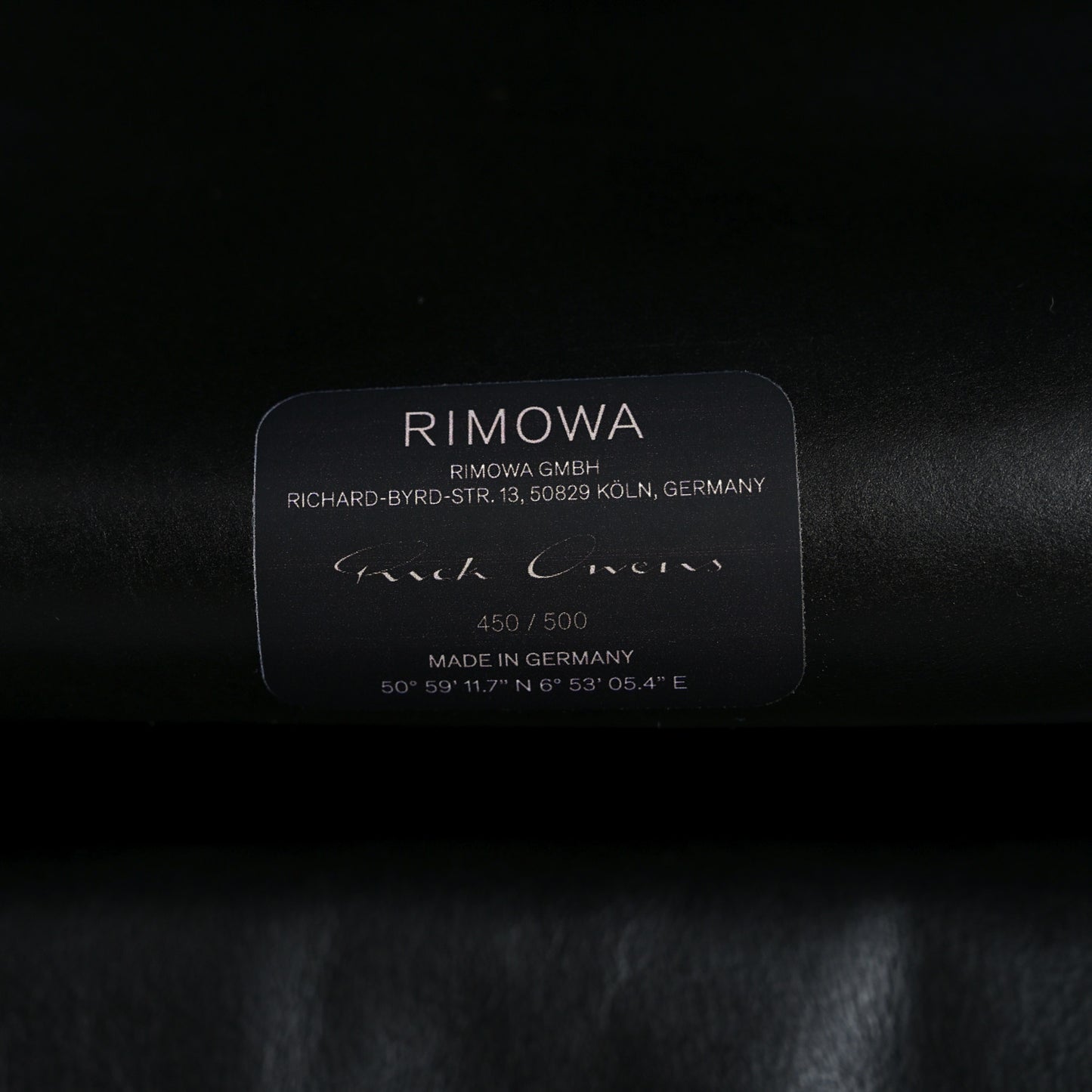X RICK OWENS Aluminum Original Cabin Luggage Bronze