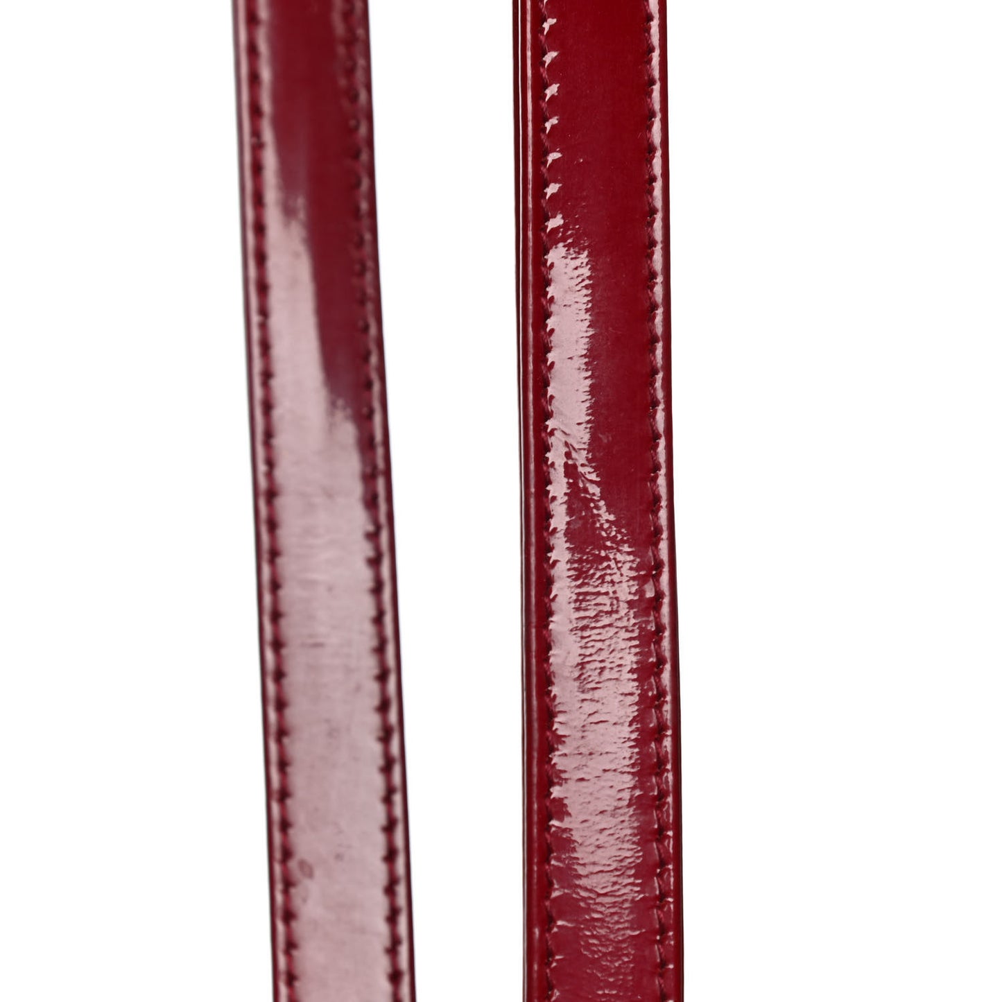 Patent Cannage Large Lady Dior Red