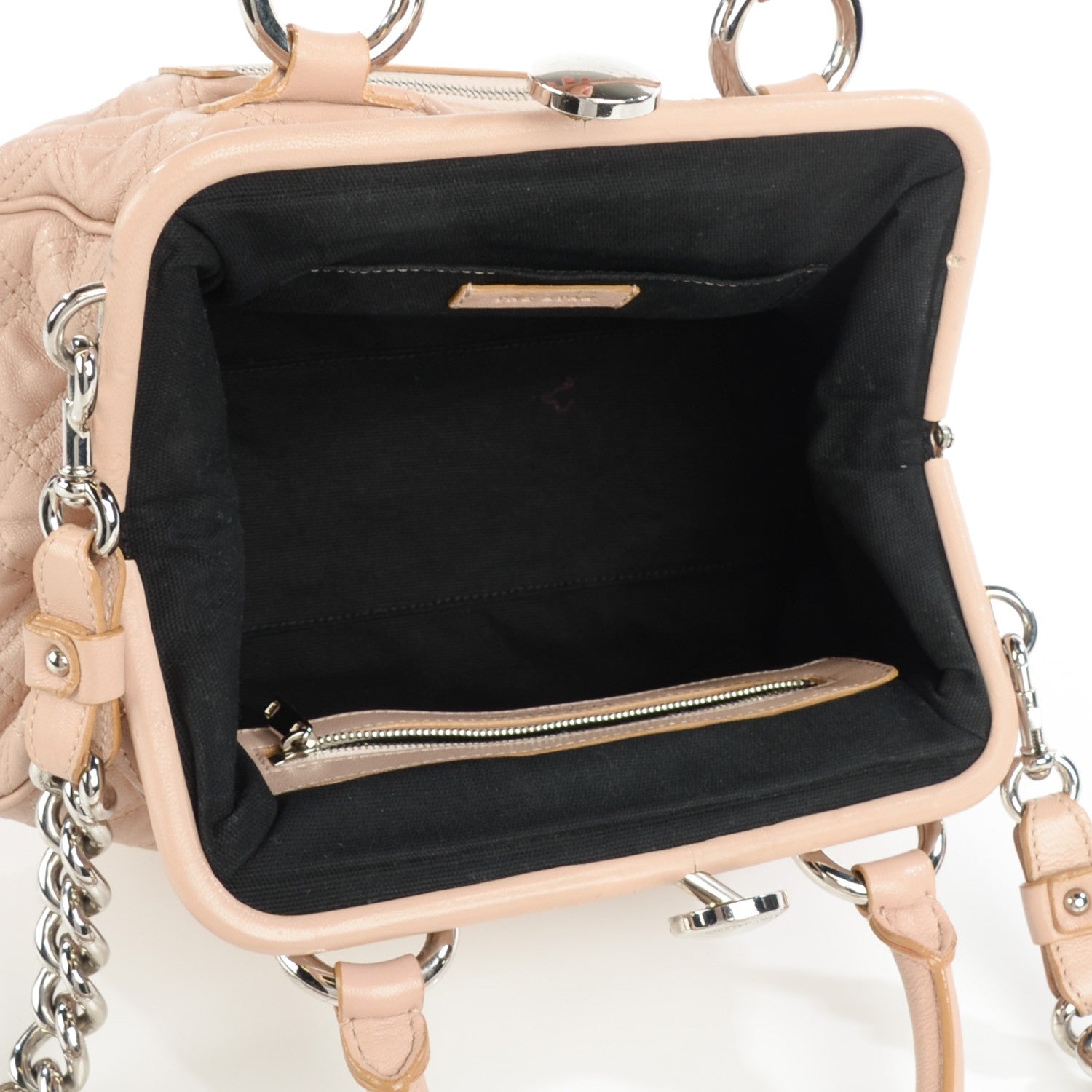 Marc Jacobs Calfskin Quilted Stam Blush 8 of 12