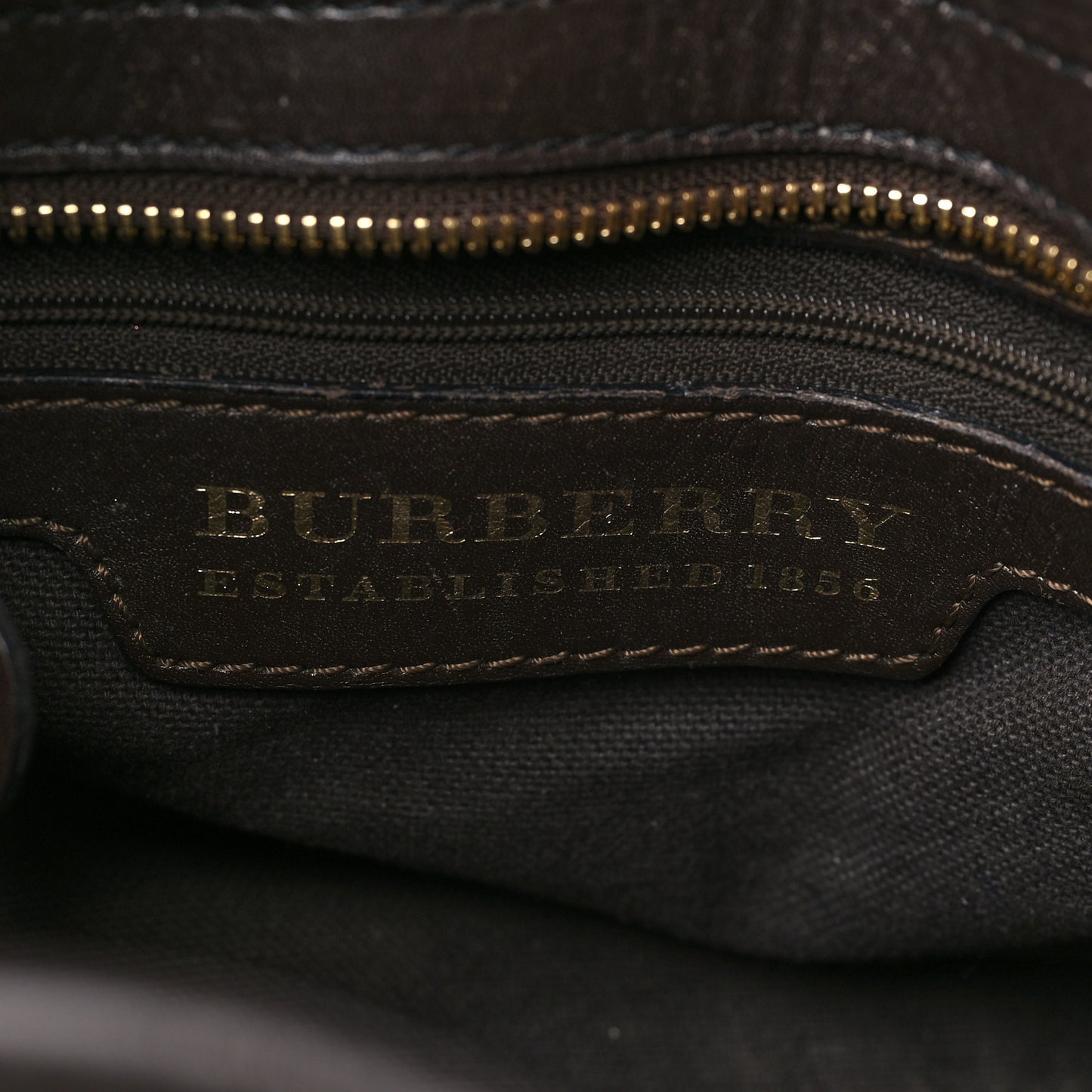 Haymarket Check Metal Stitch Lowry Dark Brown