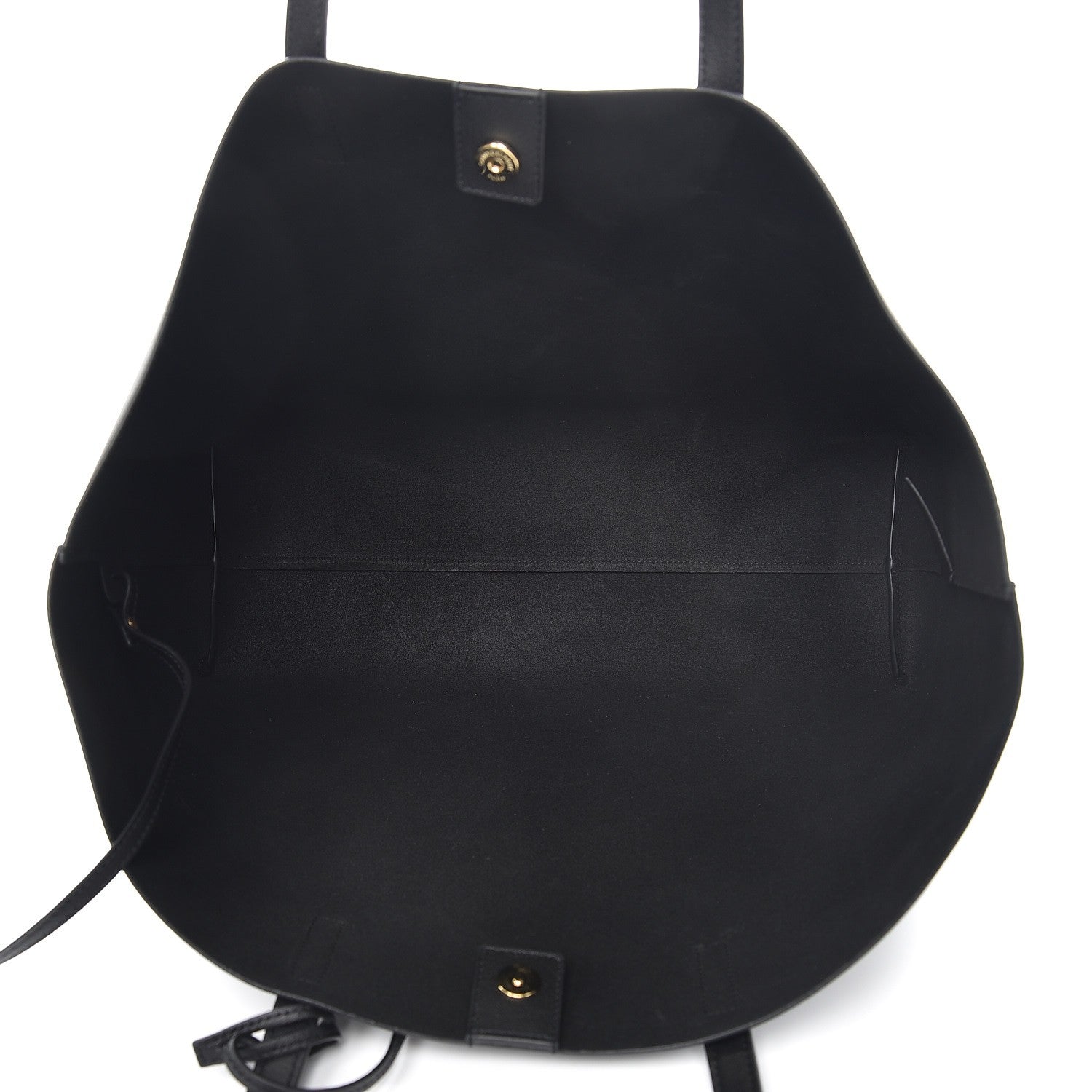 Saint Laurent Calfskin Large Shopping Tote Black 6 of 10