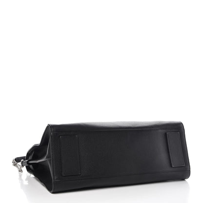 Saint Laurent Grained Calfskin Medium Souple Sac De Jour Duffle Black 4 of 9