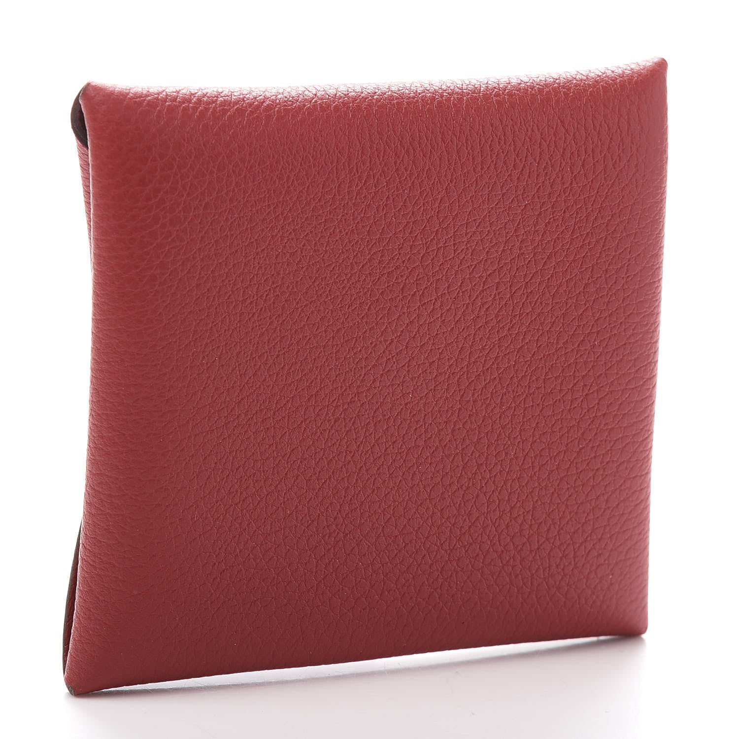 Hermes Evercolor Bastia Coin Purse Rouge Casaque 2 of 7