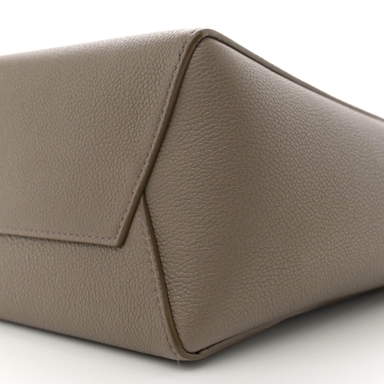 Celine Soft Grained Calfskin Small Sangle Bucket Bag Taupe 9 of 10