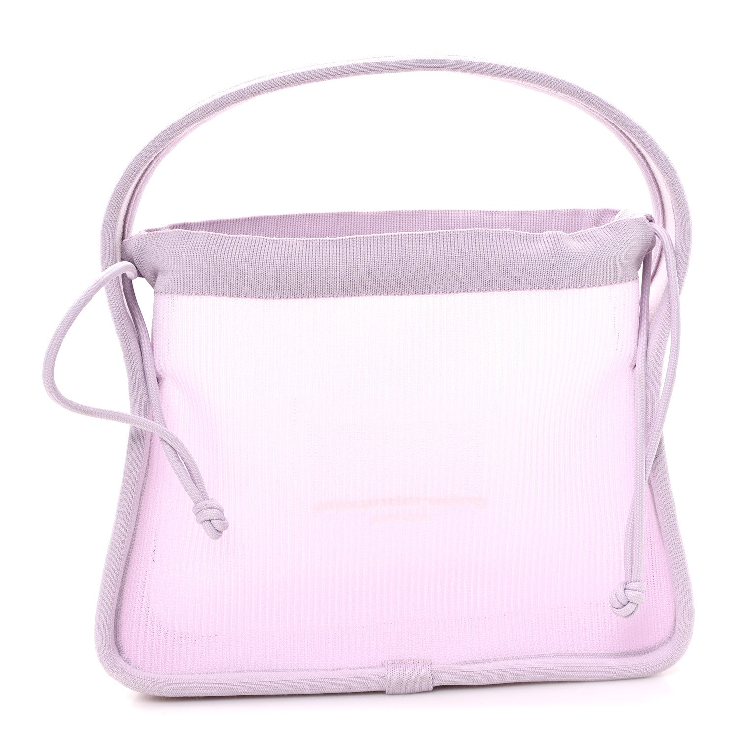 Alexander Wang Ribbed Knit Small Ryan Bag Lavender 1 of 10