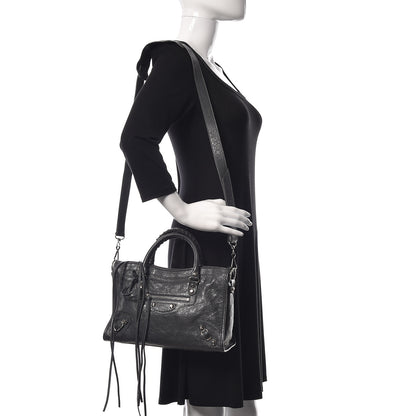 Balenciaga Agneau Classic Silver Hardware S City Gris Fossile 2 of 11