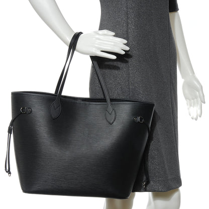 Louis Vuitton Epi Neverfull MM Black 2 of 9