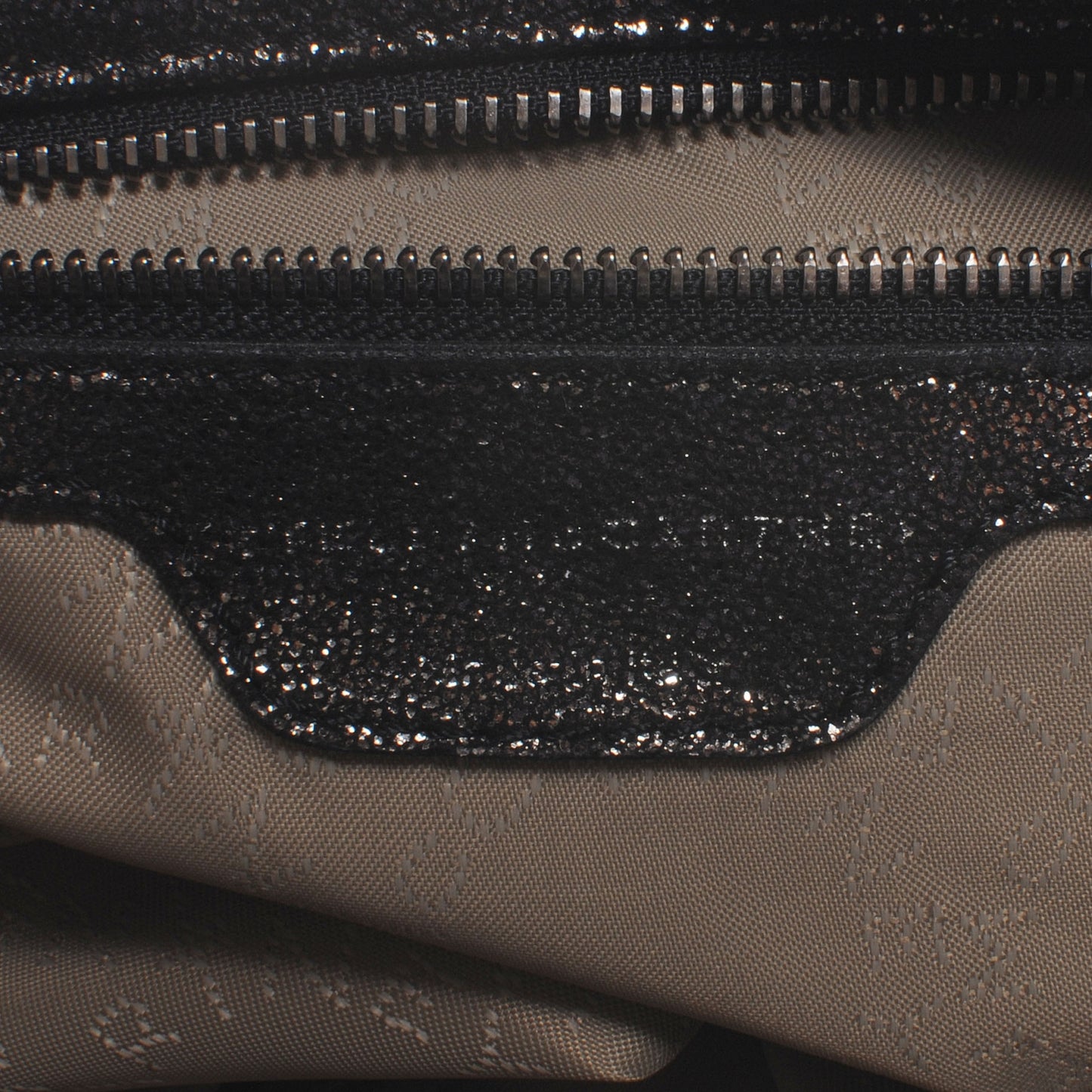 Faux Leather Falabella Chamois Tote Ruthenium