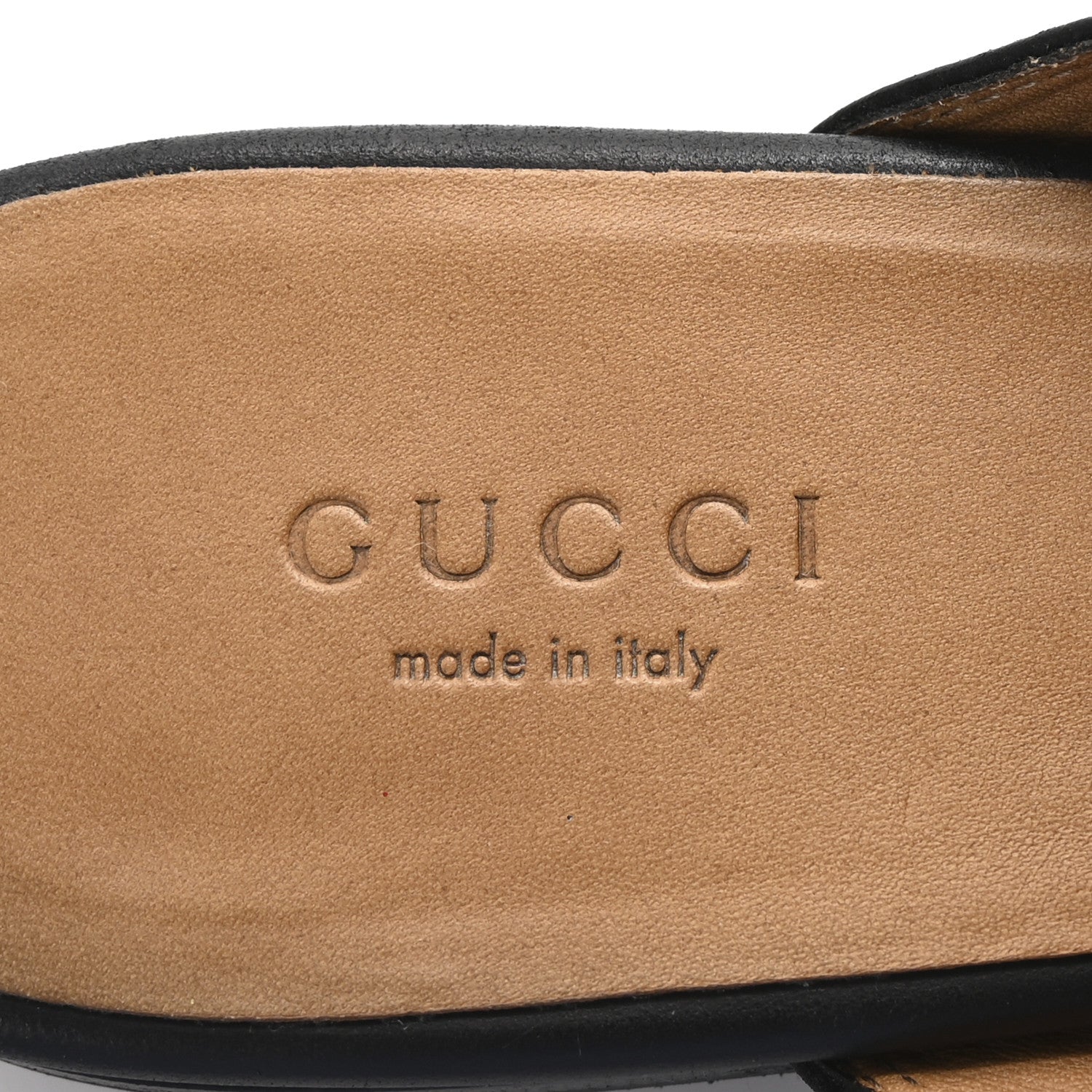 Gucci Calfskin Womens Princetown Slippers 36.5 Black 8 of 10