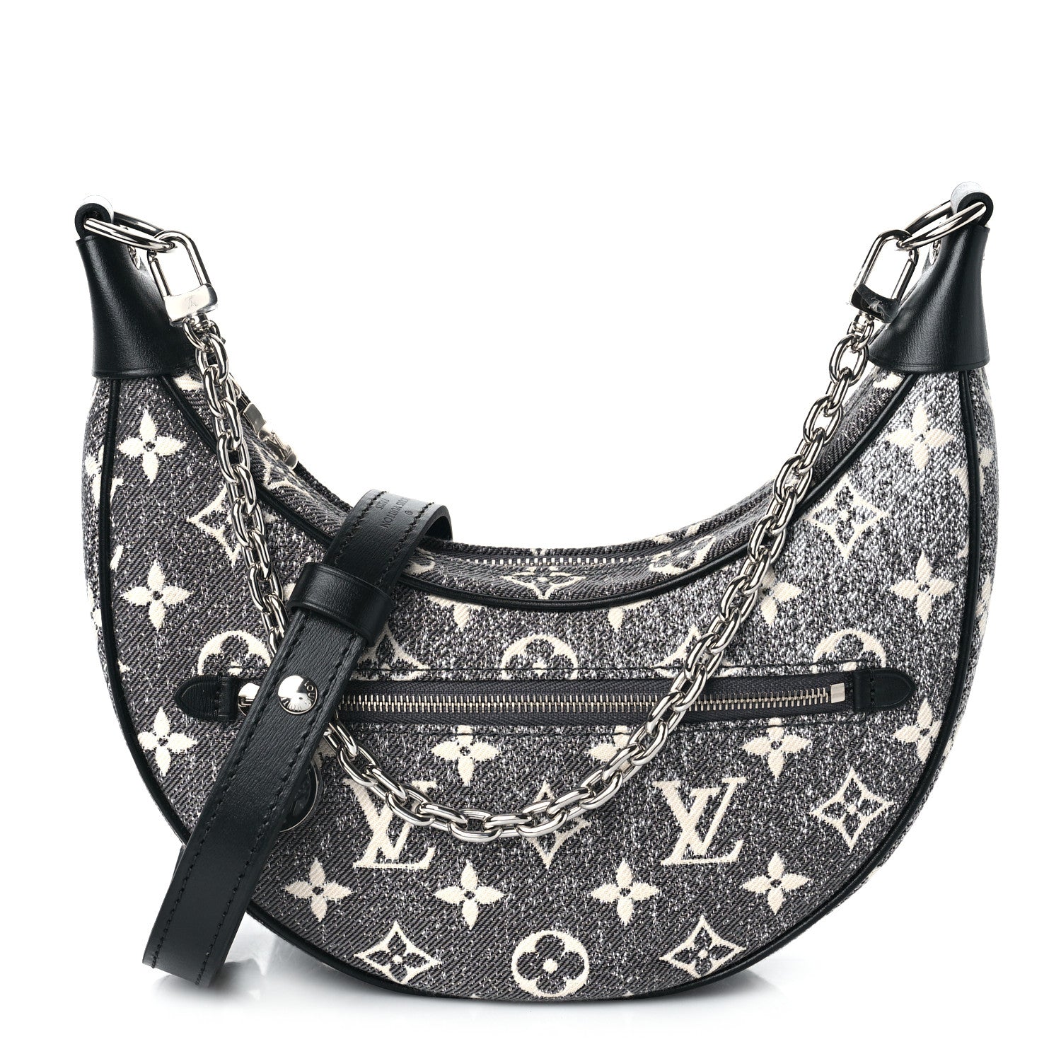 Louis Vuitton Monogram Jacquard Denim Loop Black 1 of 7