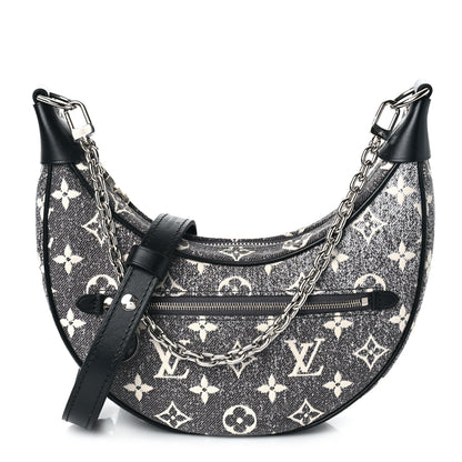 Louis Vuitton Monogram Jacquard Denim Loop Black 1 of 7
