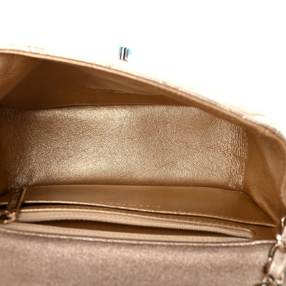 Chanel Metallic Lambskin Quilted Mini Square Flap Gold 6 of 8