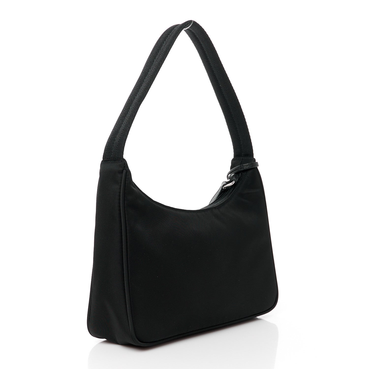 Prada Tessuto Nylon Mini Re-Edition 2000 Bag Black 3 of 12