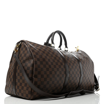 Louis Vuitton Damier Ebene Keepall Bandouliere 55 2 of 4