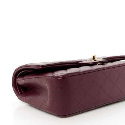 Chanel Caviar Quilted Medium Double Flap Burgundy 10 of 12