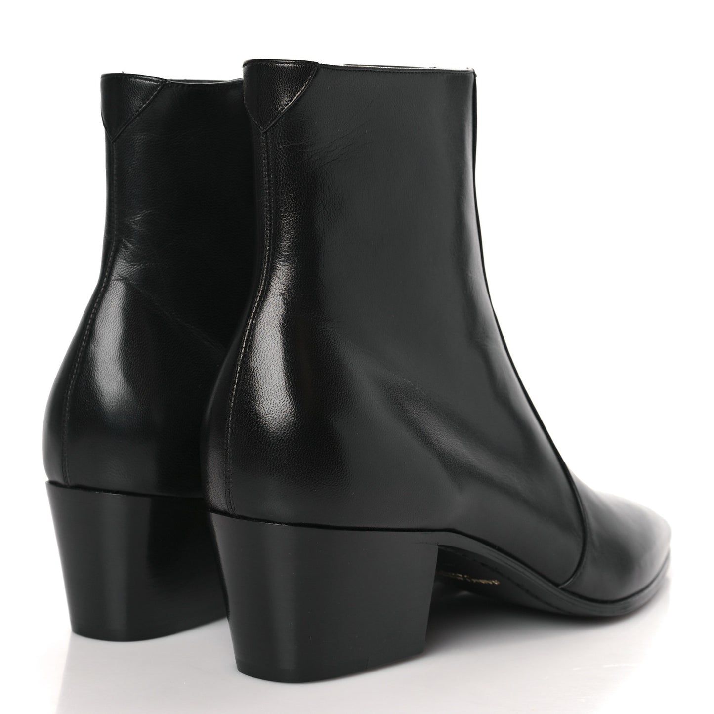 Incrociato Muriel Vassili 60 Ankle Zip Boots 39 Black