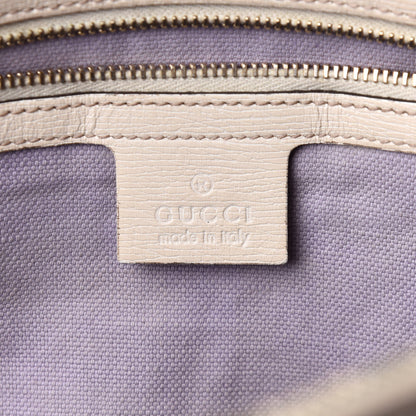 Gucci Calfskin Flora Infinity Small Nice Top Handle Dome Bag White 5 of 14