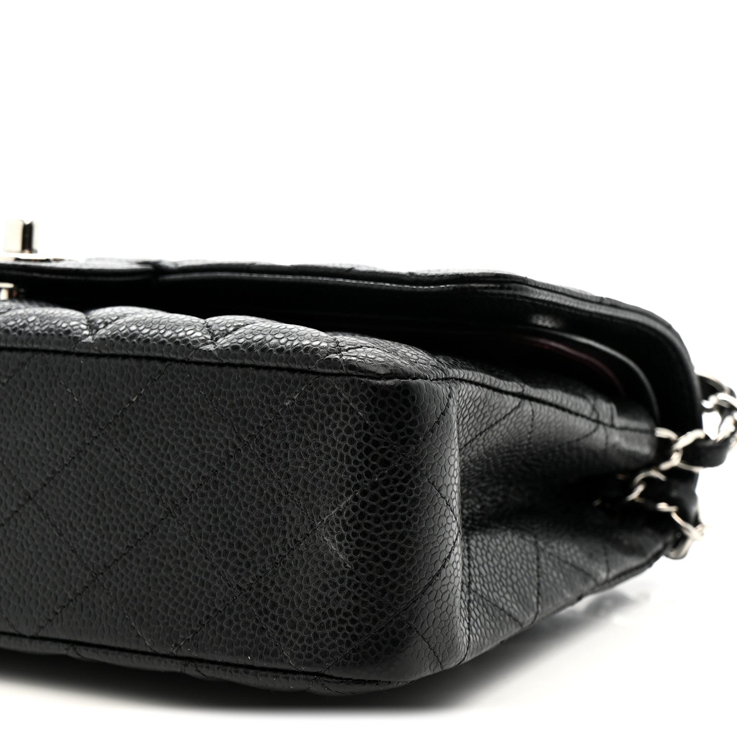 Chanel Caviar Quilted Medium Double Flap Black 18 of 19
