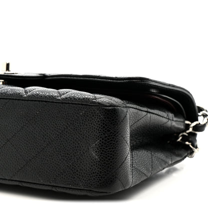 Chanel Caviar Quilted Medium Double Flap Black 18 of 19