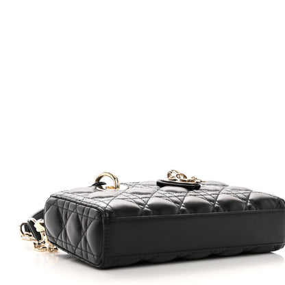 Christian Dior Lambskin Cannage Small Lady D-Joy Black 4 of 9
