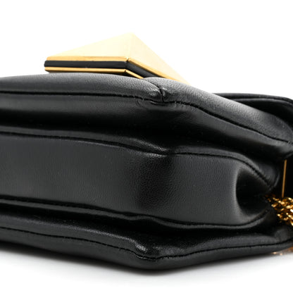 Valentino Garavani Nappa Micro One Stud Chain Bag Black 10 of 12