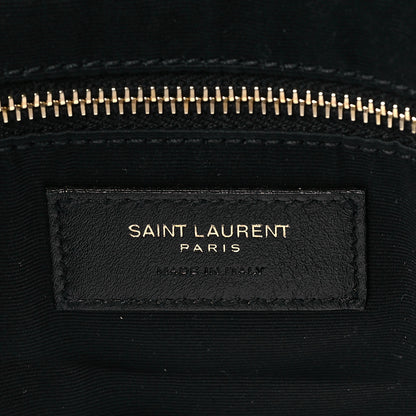 Saint Laurent Lambskin Quilted Maxi Icare Shopping Tote Black 7 of 11