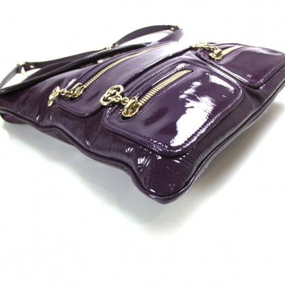 Gucci Patent Britt Messenger Bag Purple 5 of 11