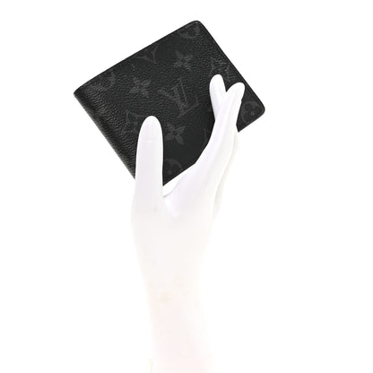 Louis Vuitton Monogram Eclipse Slender Wallet 2 of 7