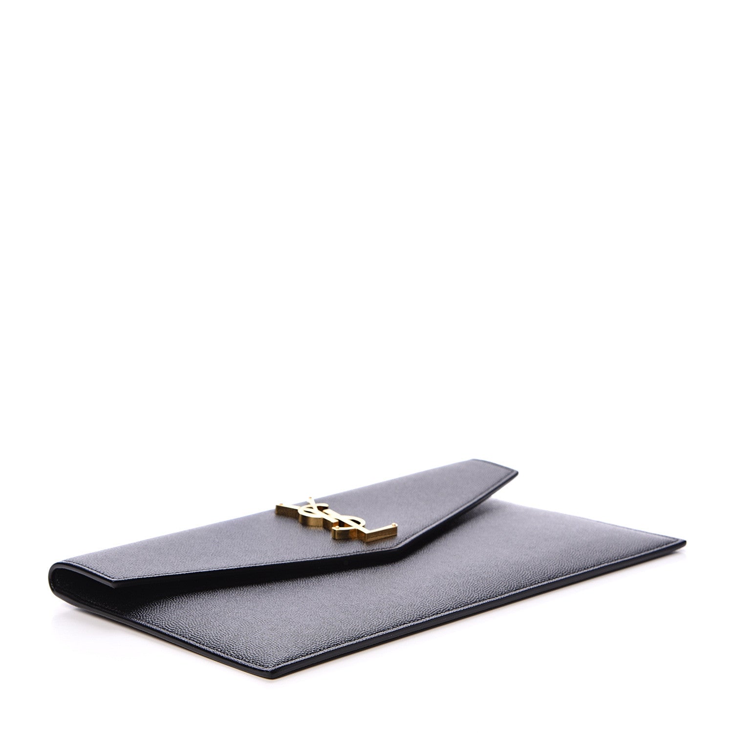 Saint Laurent Grain De Poudre Uptown Pouch Black 3 of 7