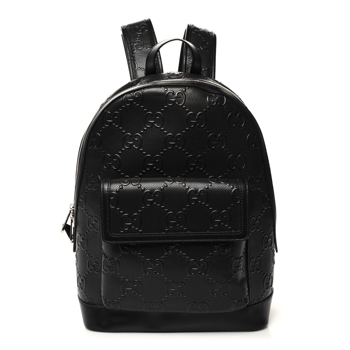 Calfskin GG Tennis Embossed Backpack Black