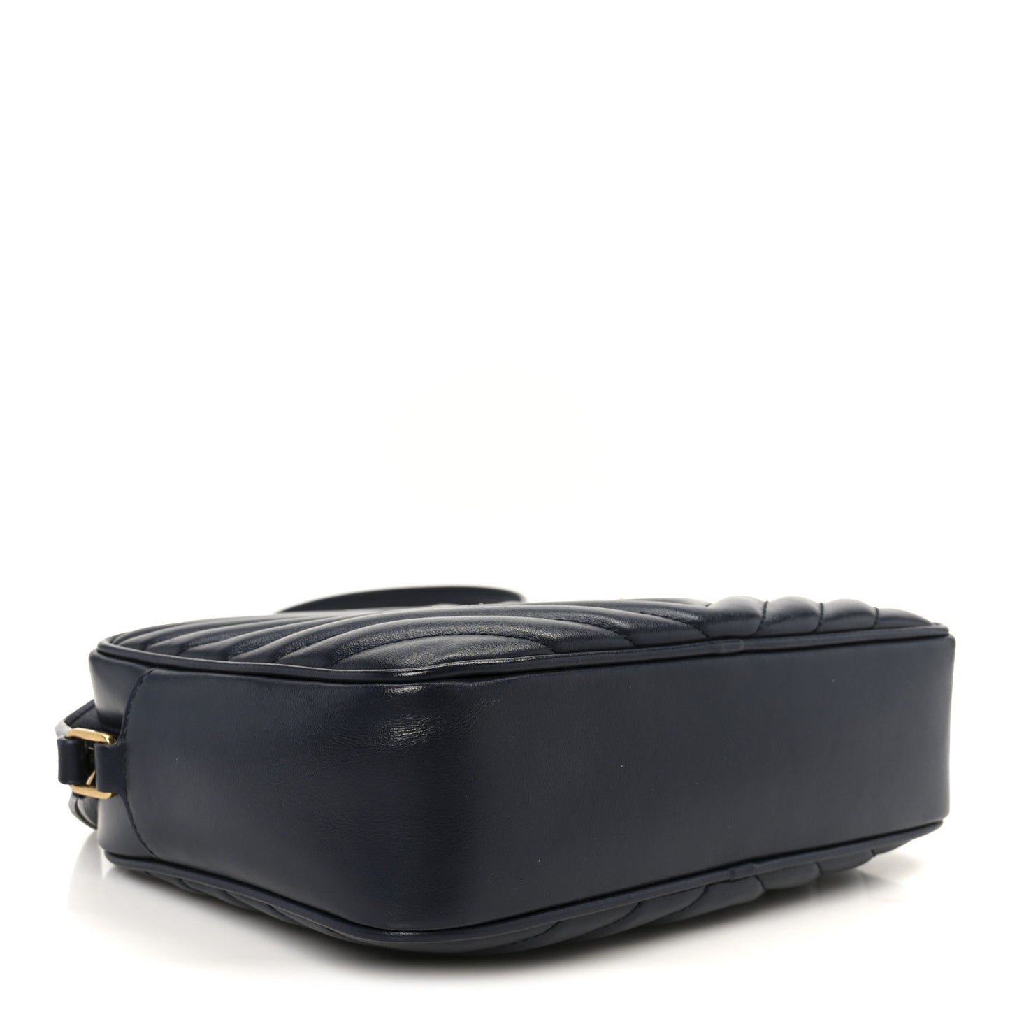 Calfskin Matelasse Monogram Lou Camera Bag Deep Marine