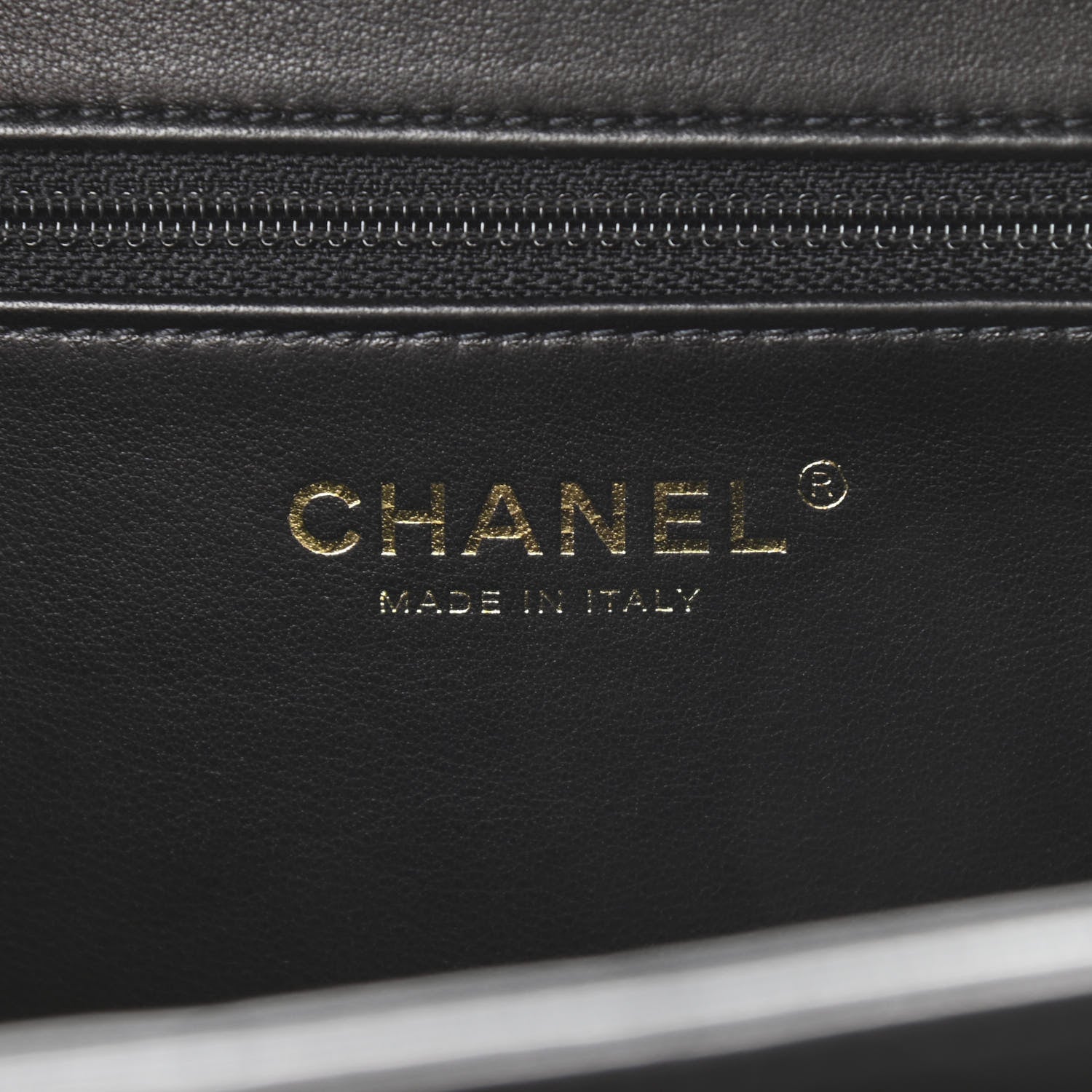 Chanel Caviar Quilted Large CC Filigree Vanity Case Beige Black 6 of 10