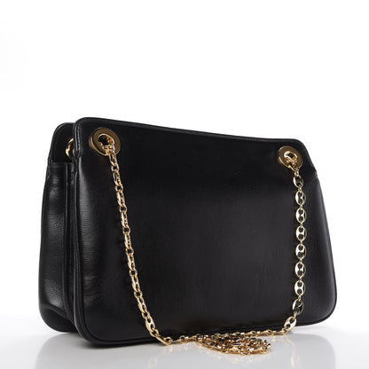 Gucci Azalea Calfskin Small Marina Open Top Chain Shoulder Bag Black 3 of 10